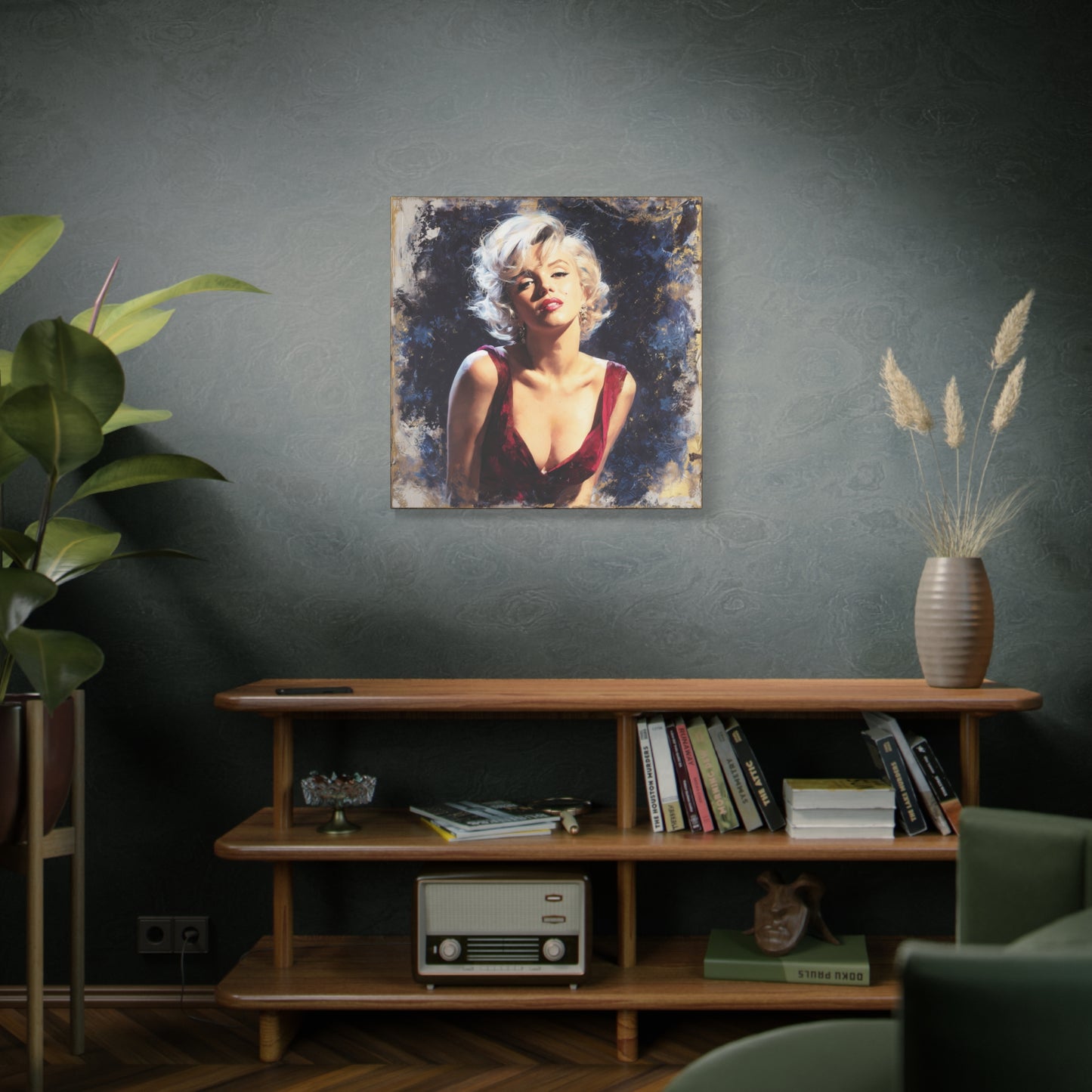 Gallery Wrapped Canvas, The Diva Project Art Canvas, Pinup Art Canvas – Marilyn Monroe - SEVEN