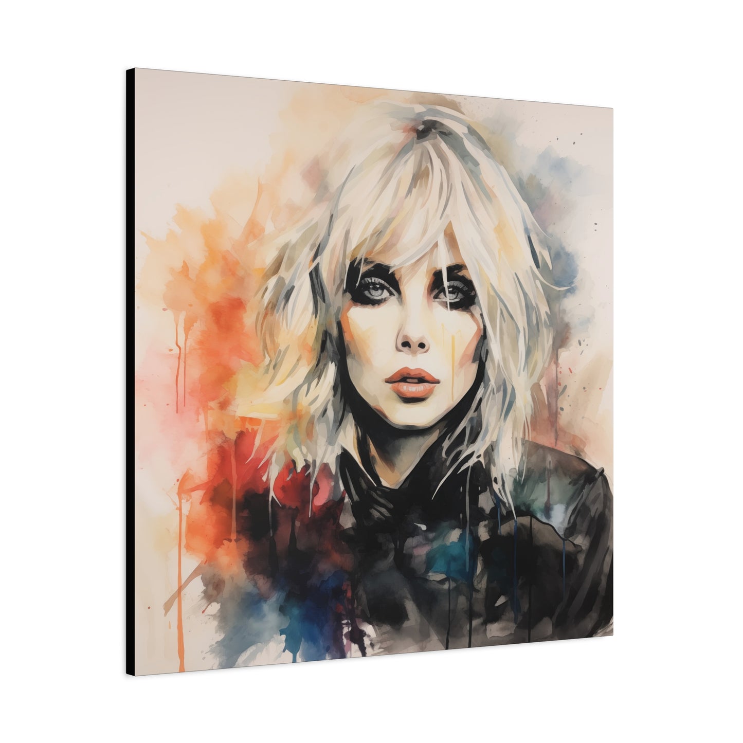 Gallery Wrapped Canvas, Celebrity Inspired, Pop Art Canvas – Debbie