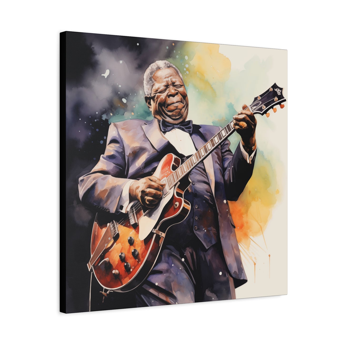 Gallery Wrapped Canvas, Celebrity Inspired, Pop Art Canvas – The King