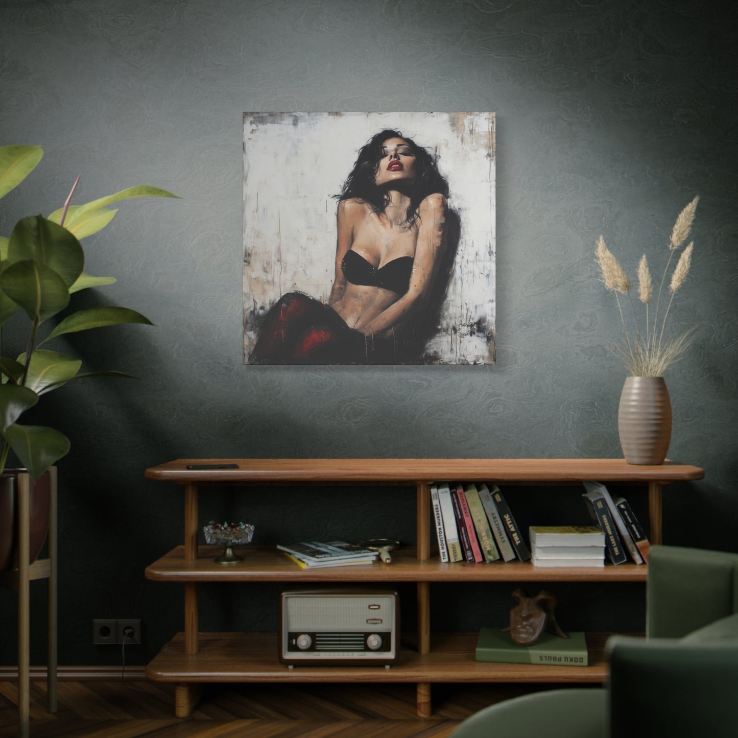Gallery Wrapped Canvas, Sinners and Saints Art Canvas, Erotic Art Canvas – Alexa