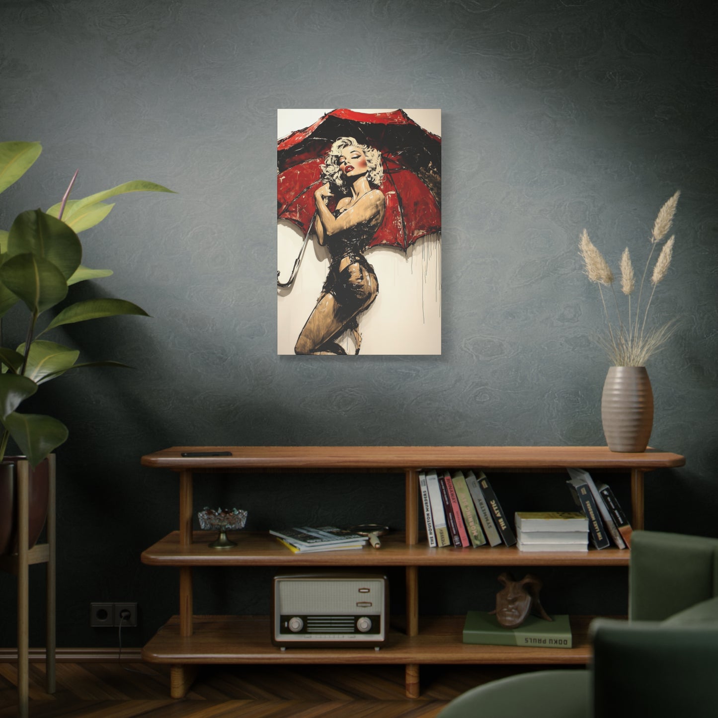 Gallery Wrapped Canvas, Guilt and Grit Adult Art Canvas, Erotic Pinup Art Canvas – Vesper
