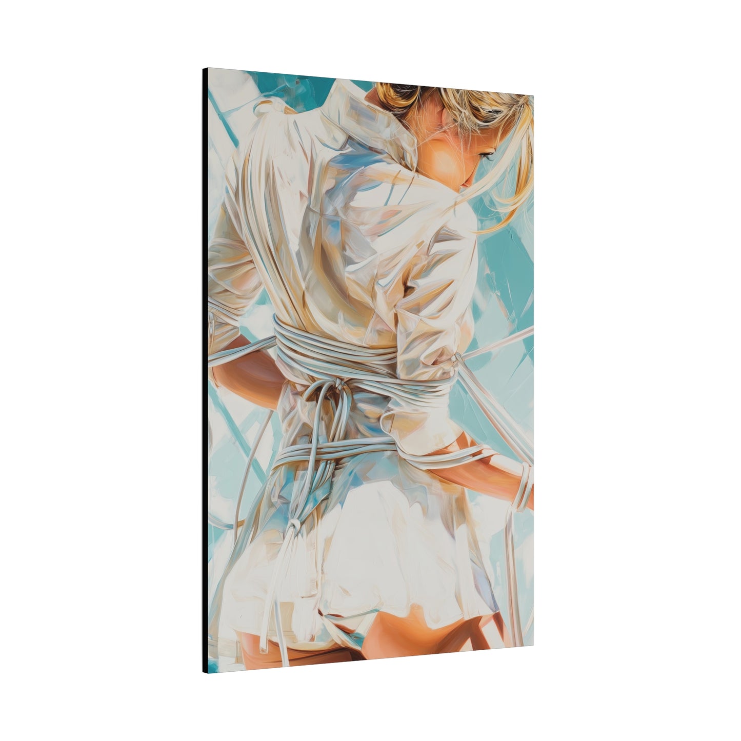 Gallery Wrapped Canvas, Ropes and Reverence Art Canvas, Erotic Shibari Art Canvas – Hannah's Sister
