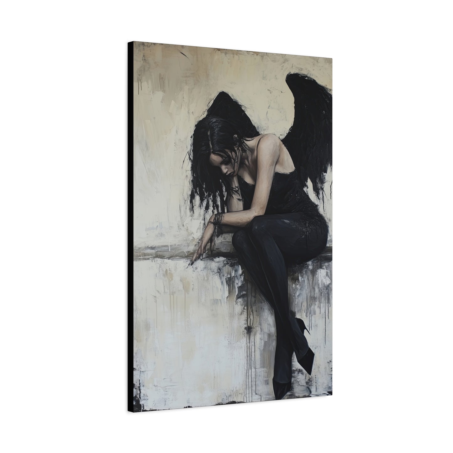 Gallery Wrapped Canvas, Sinners and Saints Art Canvas, Erotic Pinup Art Canvas – Helena