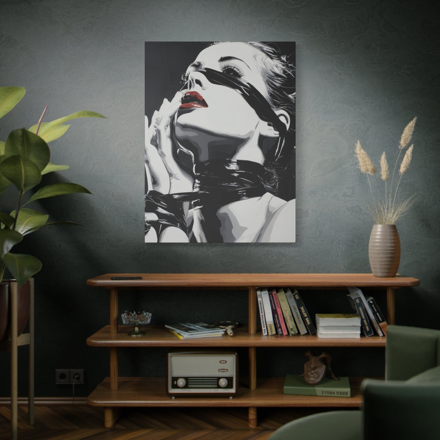 Gallery Wrapped Canvas, Ropes and Reverence Art Canvas, Erotic Shibari Art Canvas – Sable