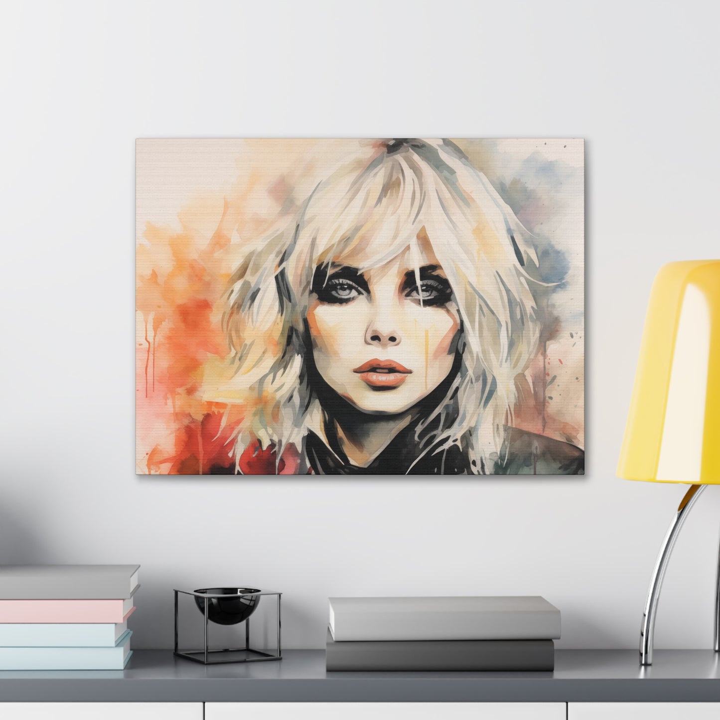 Gallery Wrapped Canvas, Celebrity Inspired, Pop Art Canvas – Debbie