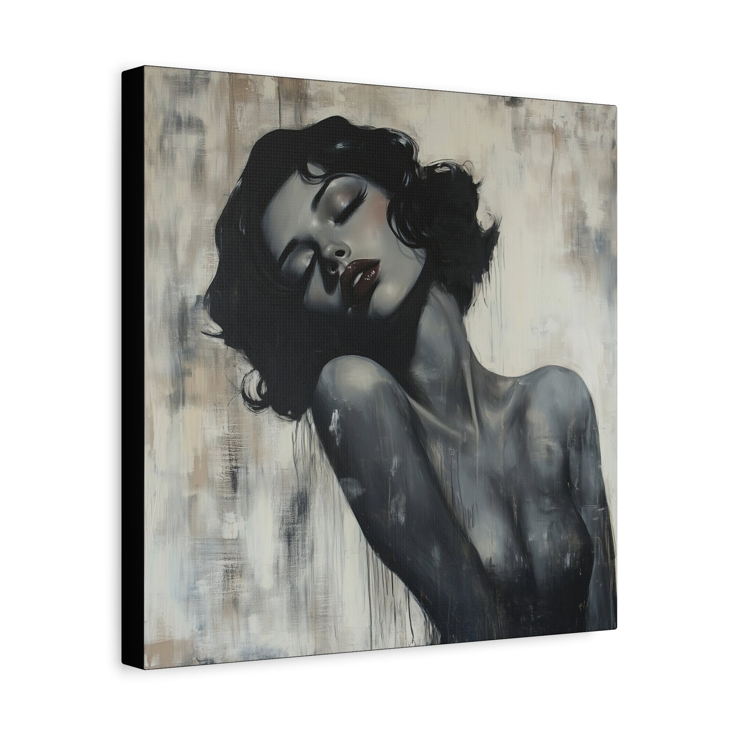 Gallery Wrapped Canvas, Sinners and Saints Art Canvas, Erotic Pinup Art Canvas – Lonna