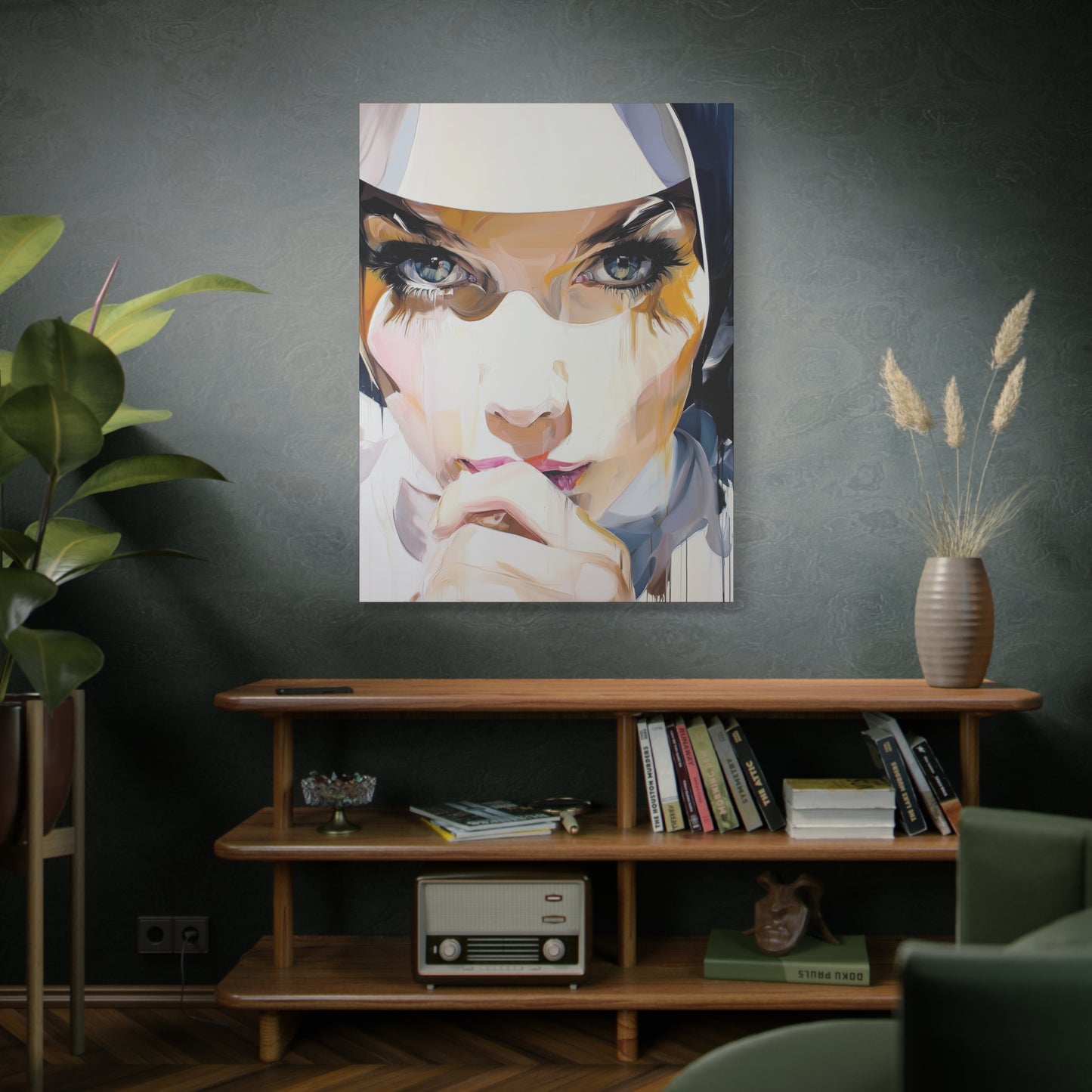 Gallery Wrapped Canvas, Habits and Heresy Art Canvas, Naughty Nuns Art Canvas – Sister Amara