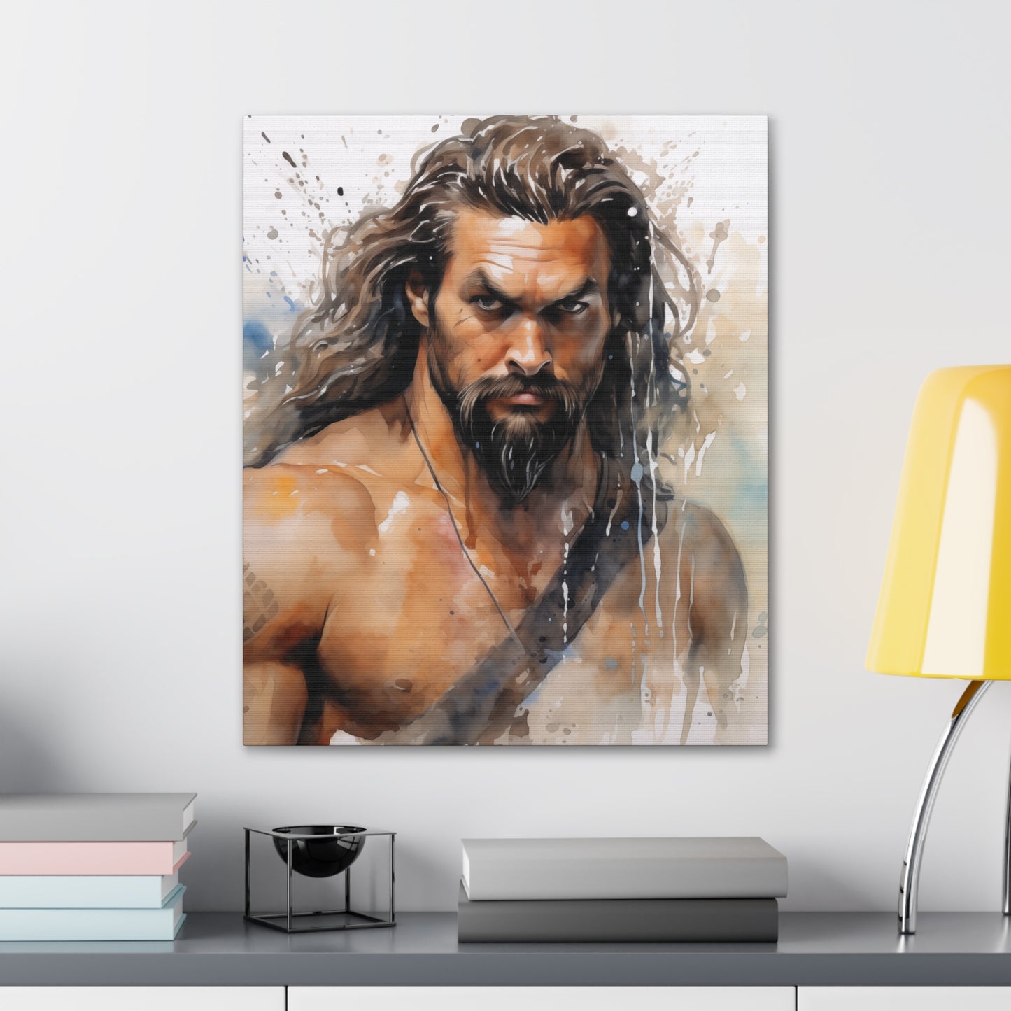 Gallery Wrapped Canvas, Celebrity Inspired, Pop Art Canvas – Jason