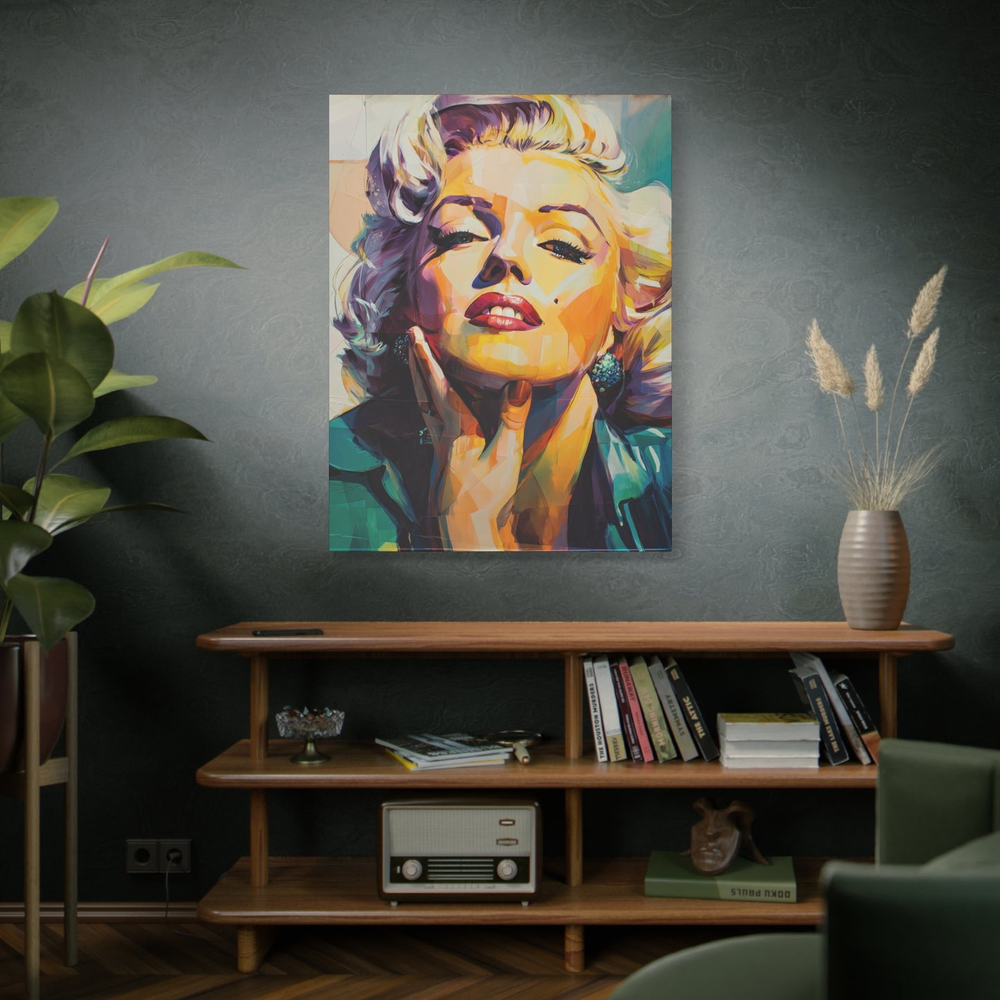 Gallery Wrapped Canvas, The Diva Project Art Canvas, Pinup Art Canvas – Marilyn Monroe - TWO