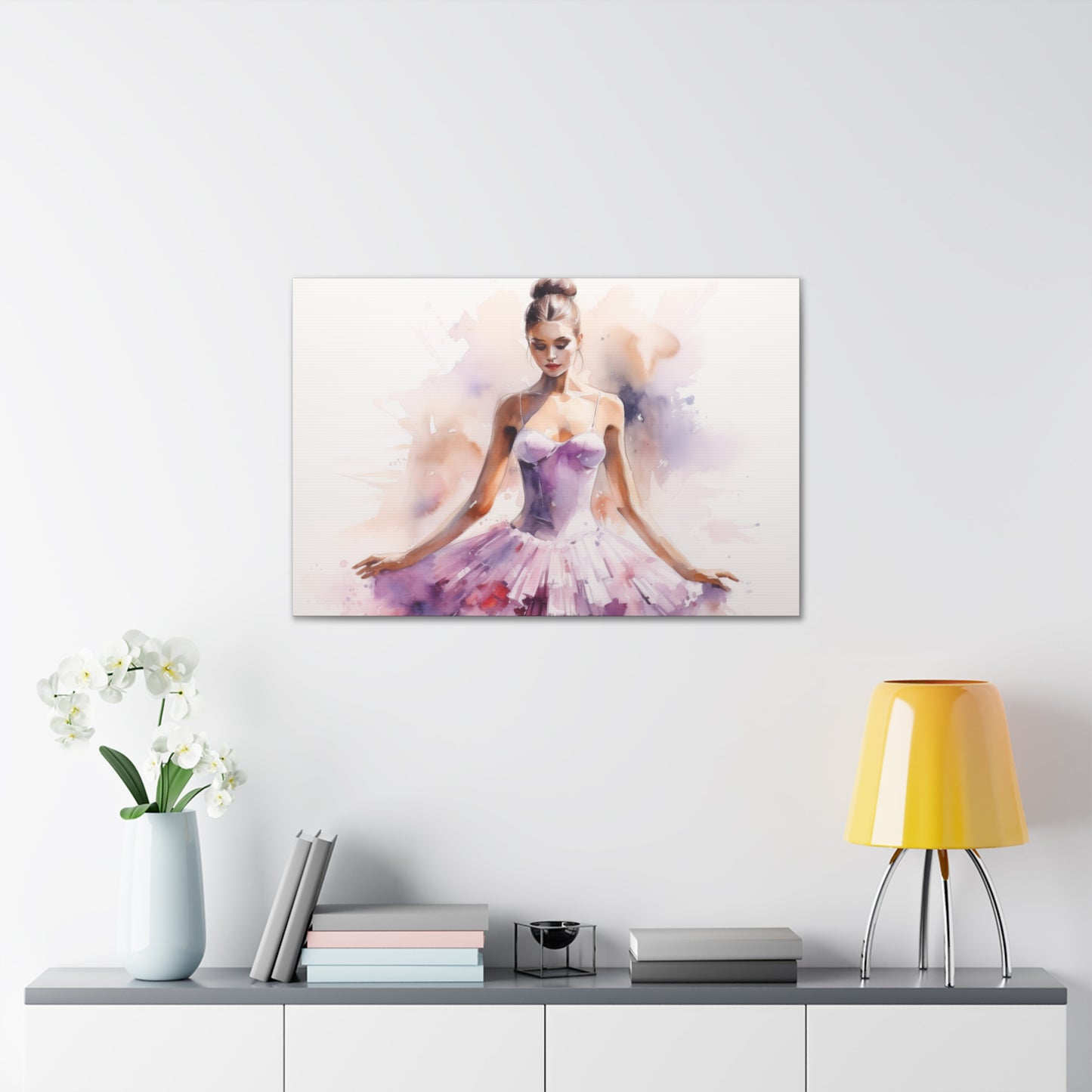 Gallery Wrapped Canvas, Ballerina Beauty, Ballet Art Canvas – Joanna