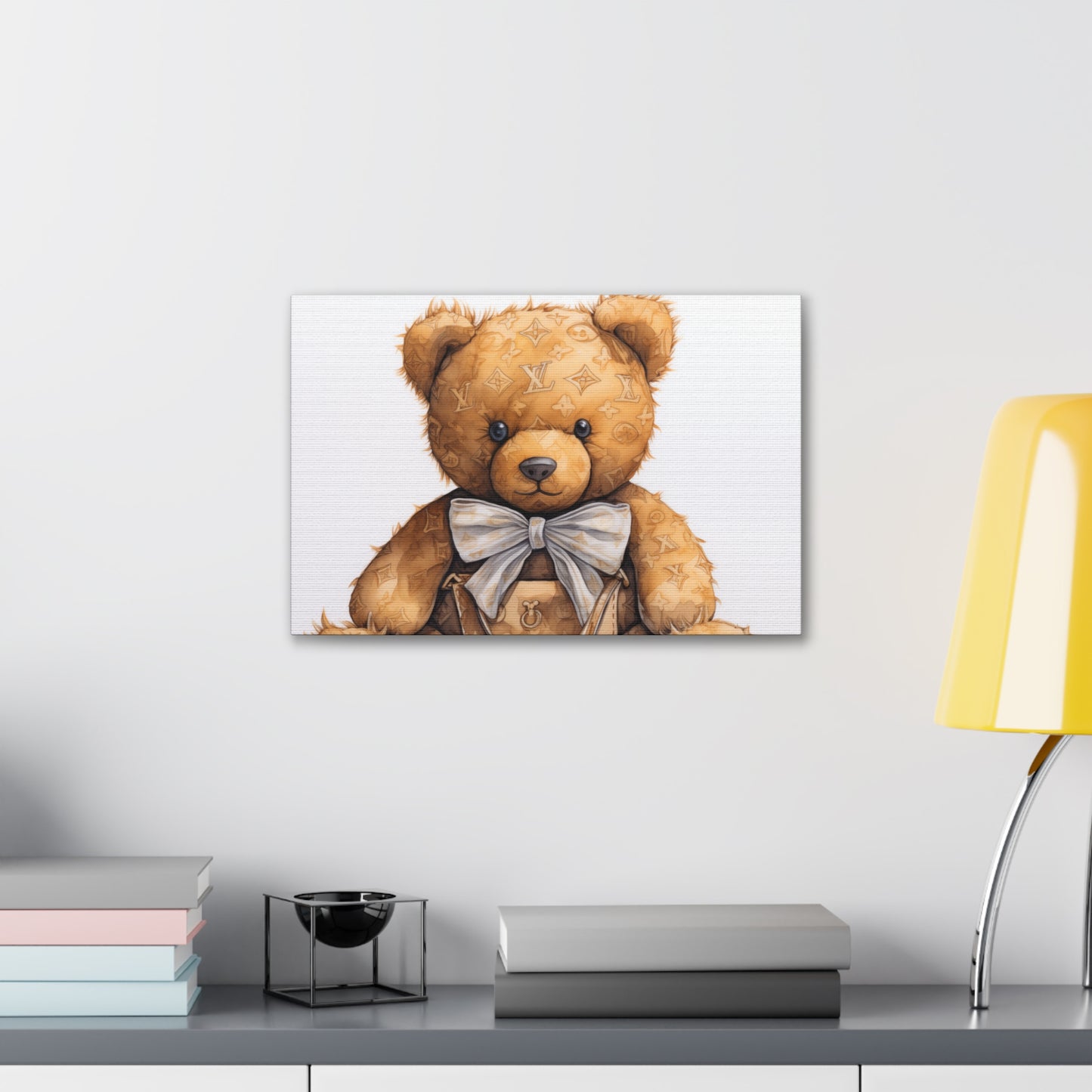 Canvas Gallery Wrap - LV Bear Wall Art - Ring