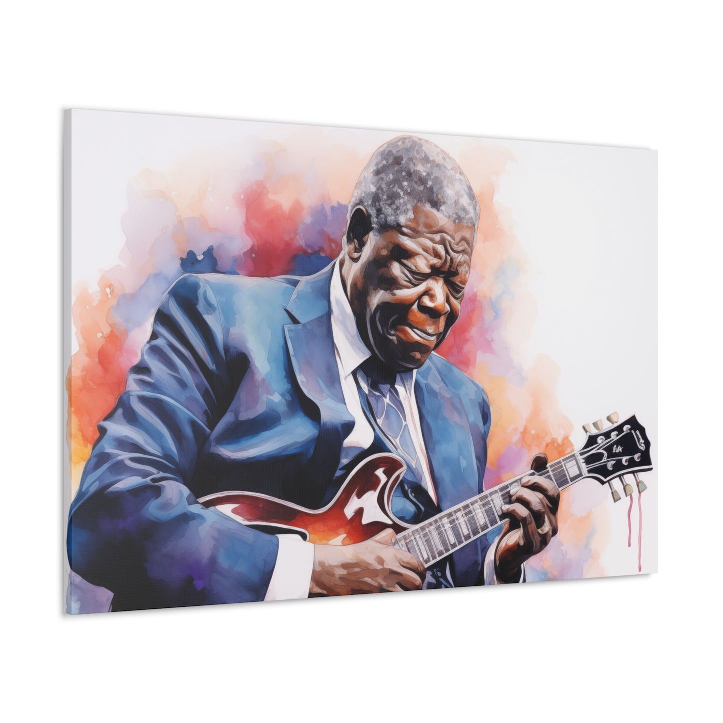 Gallery Wrapped Canvas, Celebrity Inspired, Pop Art Canvas – The King Also
