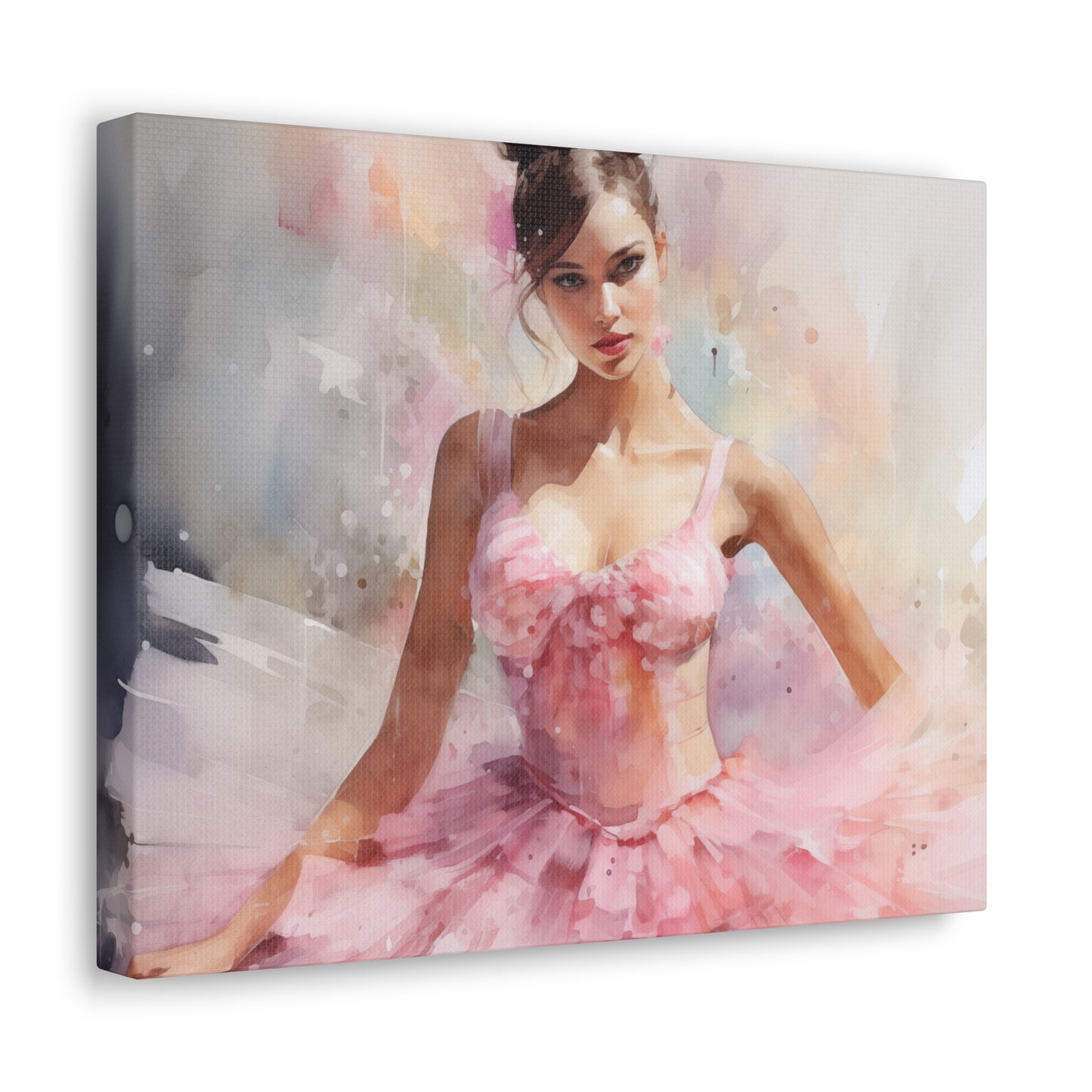 Gallery Wrapped Canvas, Ballerina Beauty, Ballet Art Canvas – Lily