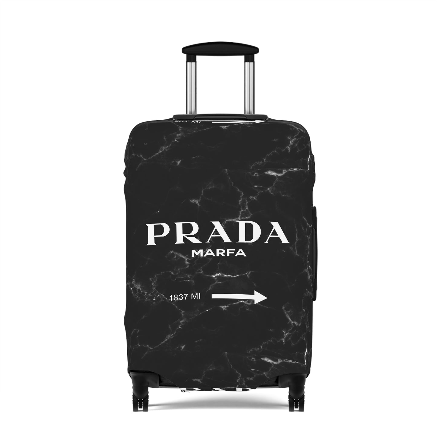 Designer Inspired Luggage Cover - 1837 Miles to Marfa