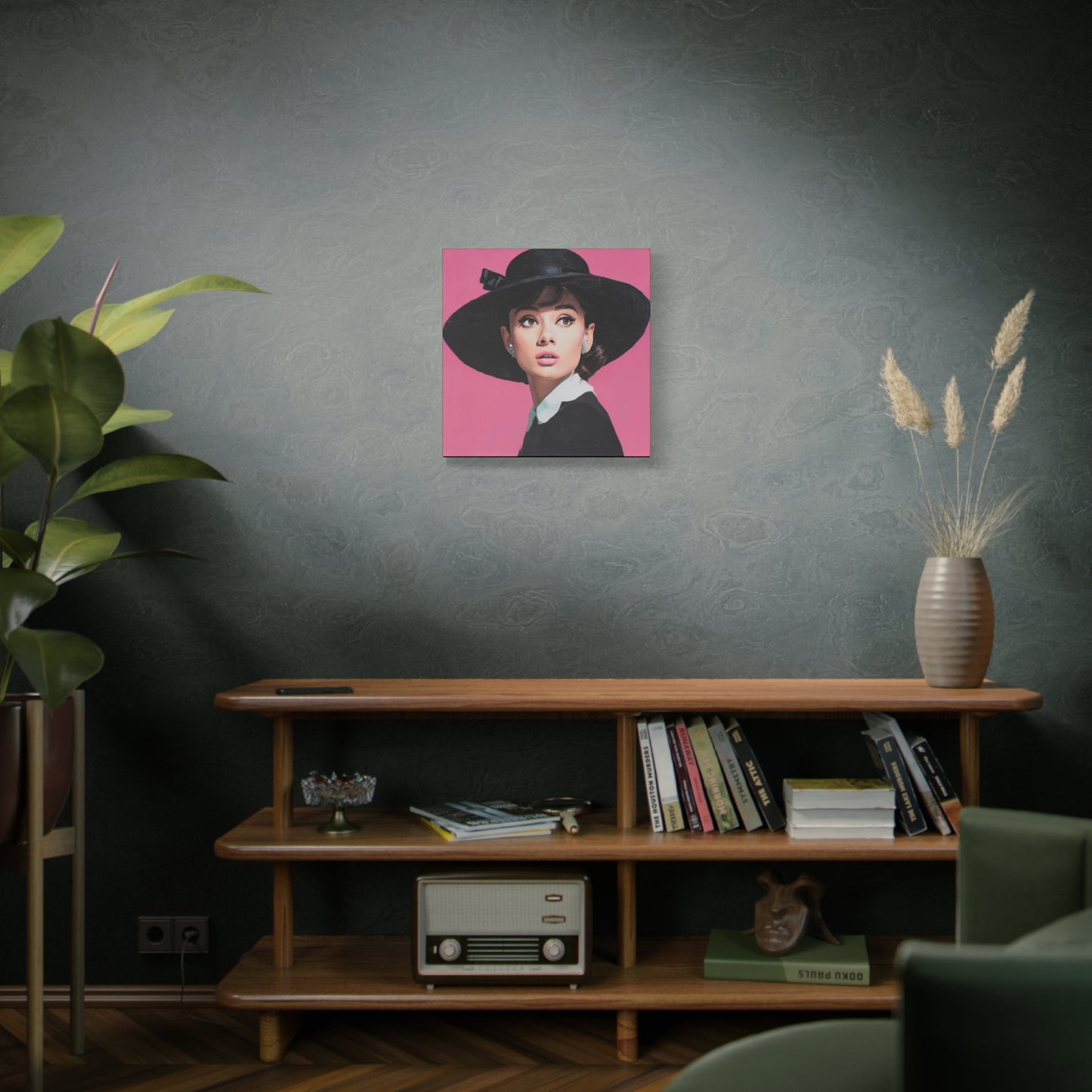 Gallery Wrapped Canvas, The Diva Project Art Canvas, Pinup Art Canvas – Audrey Hepburn - EIGHT