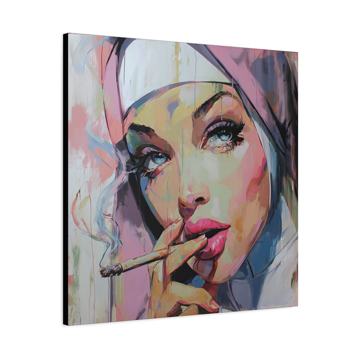 Gallery Wrapped Canvas, Habits and Heresy Art Canvas, Naughty Nuns Art Canvas – Sister Ophelia