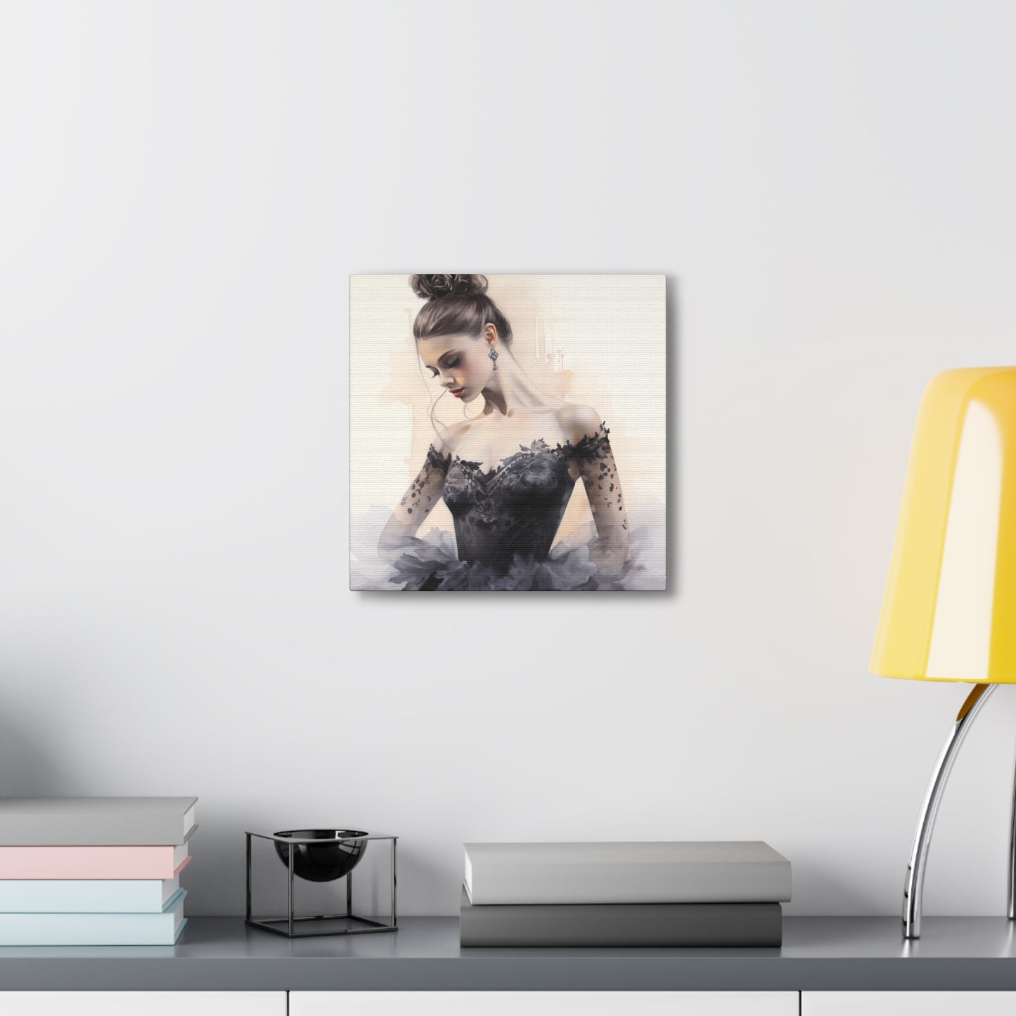 Gallery Wrapped Canvas, Ballerina Beauty, Ballet Art Canvas – Lola