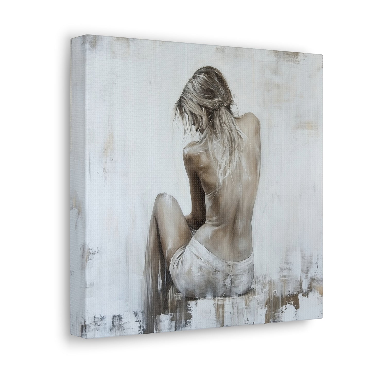 Gallery Wrapped Canvas, Sinners and Saints Art Canvas, Erotic Pinup Art Canvas – Katherine