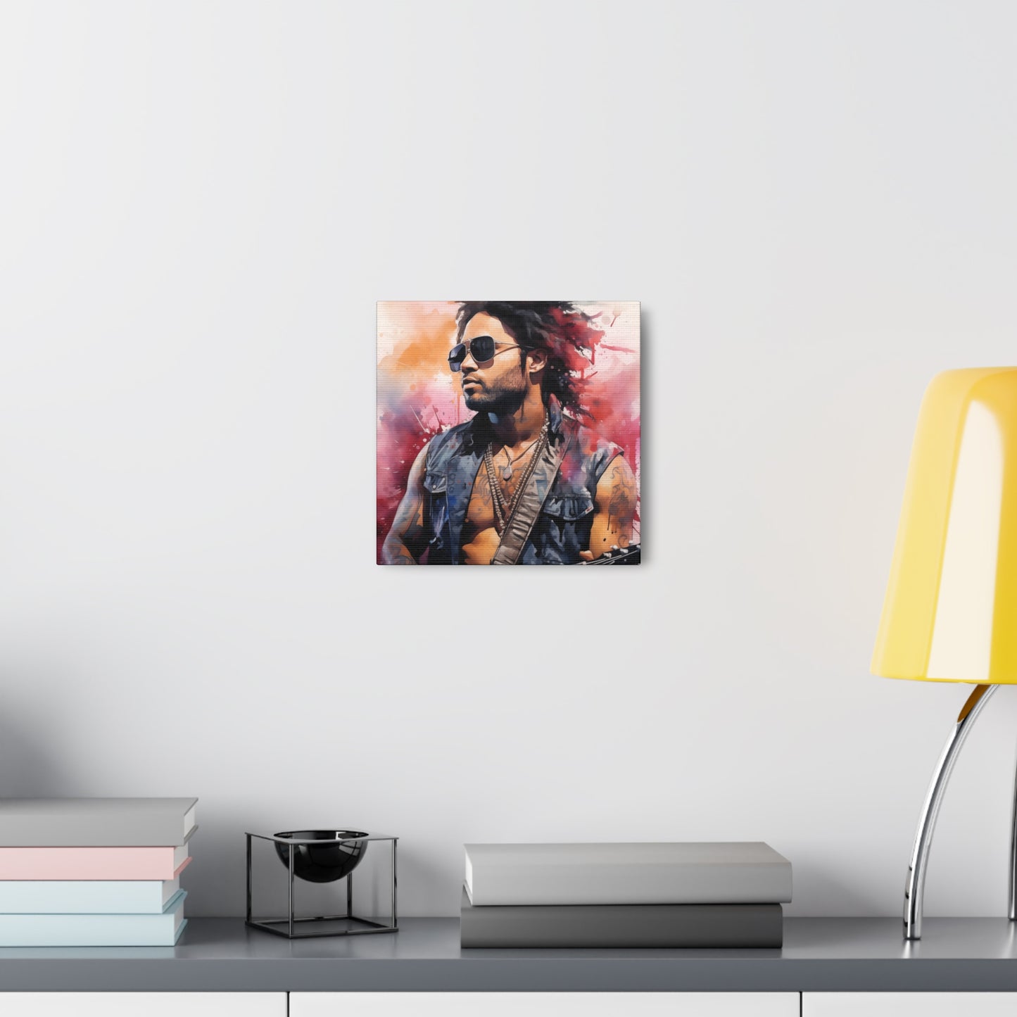 Gallery Wrapped Canvas, Celebrity Inspired, Pop Art Canvas – Lenny