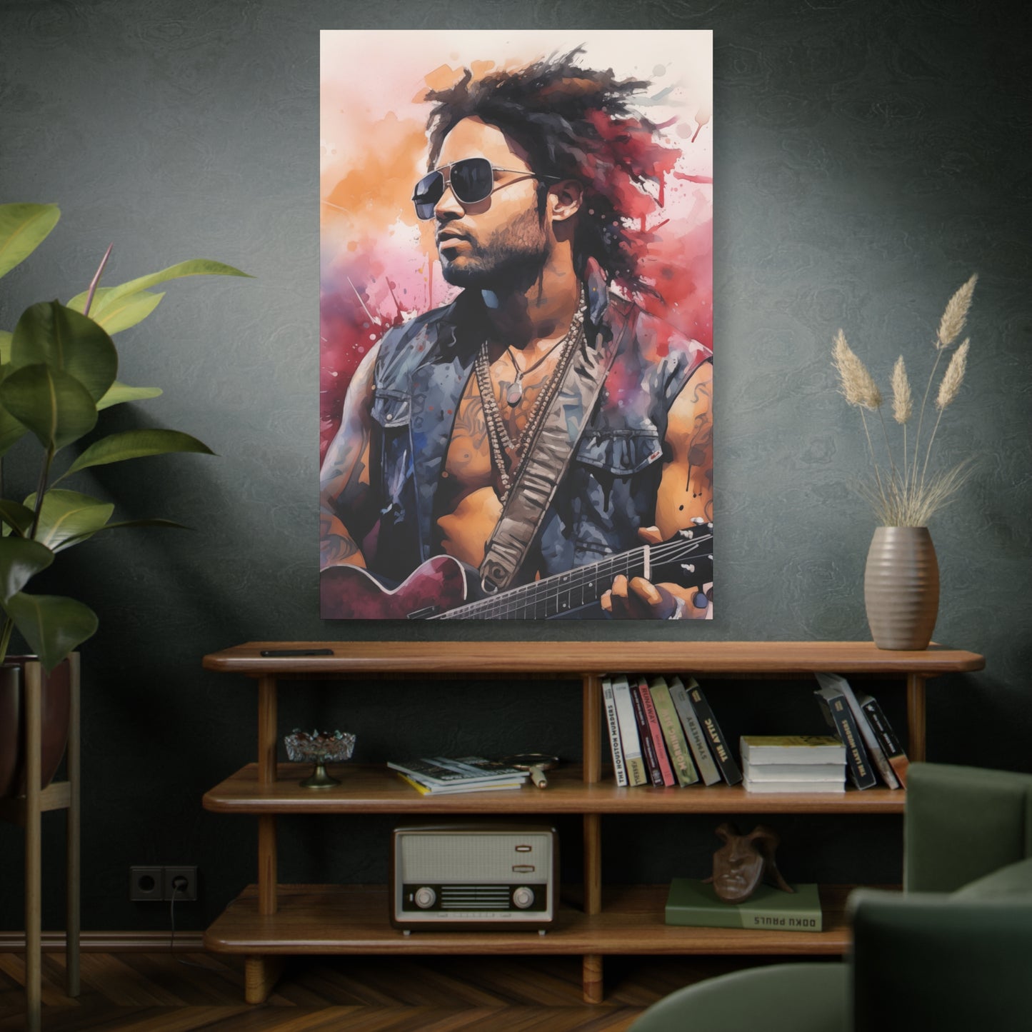 Gallery Wrapped Canvas, Celebrity Inspired, Pop Art Canvas – Lenny
