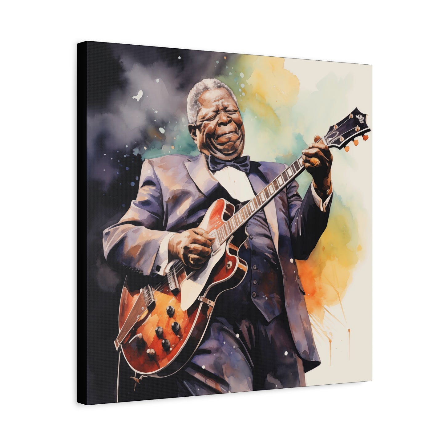 Gallery Wrapped Canvas, Celebrity Inspired, Pop Art Canvas – The King