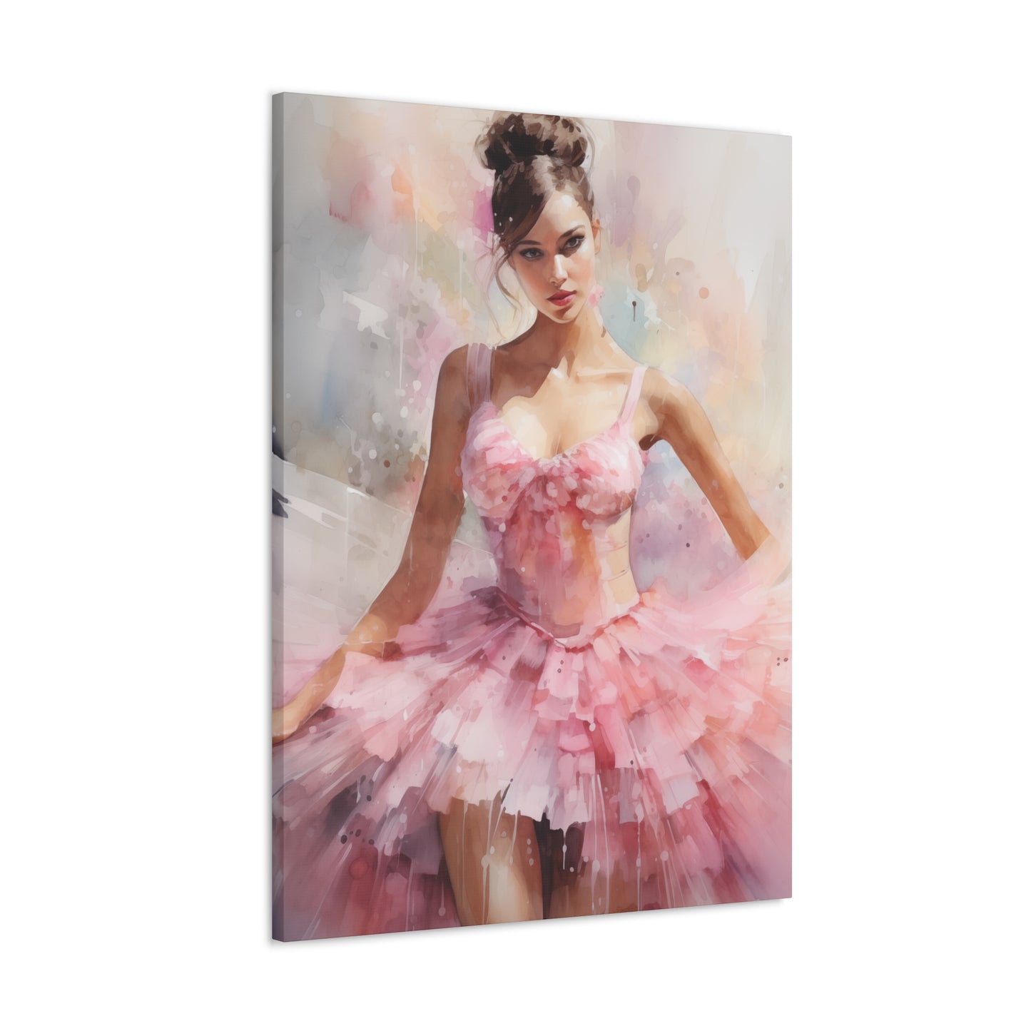 Gallery Wrapped Canvas, Ballerina Beauty, Ballet Art Canvas – Lily