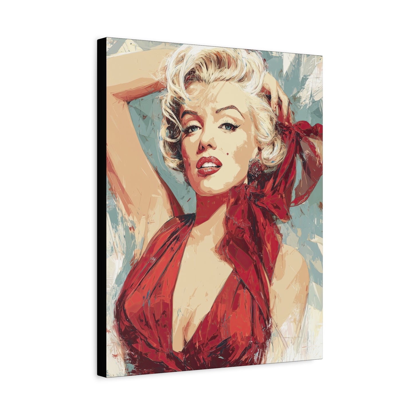 Gallery Wrapped Canvas, The Diva Project Art Canvas, Pinup Art Canvas – Marilyn Monroe - ONE