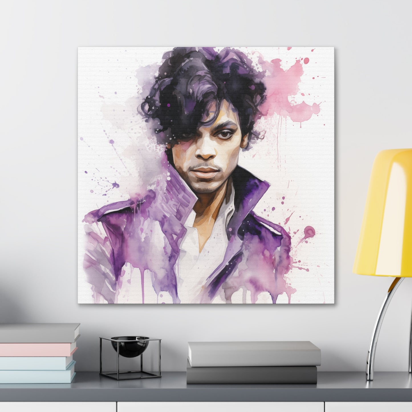 Gallery Wrapped Canvas, Celebrity Inspired, Pop Art Canvas – Prince Rogers