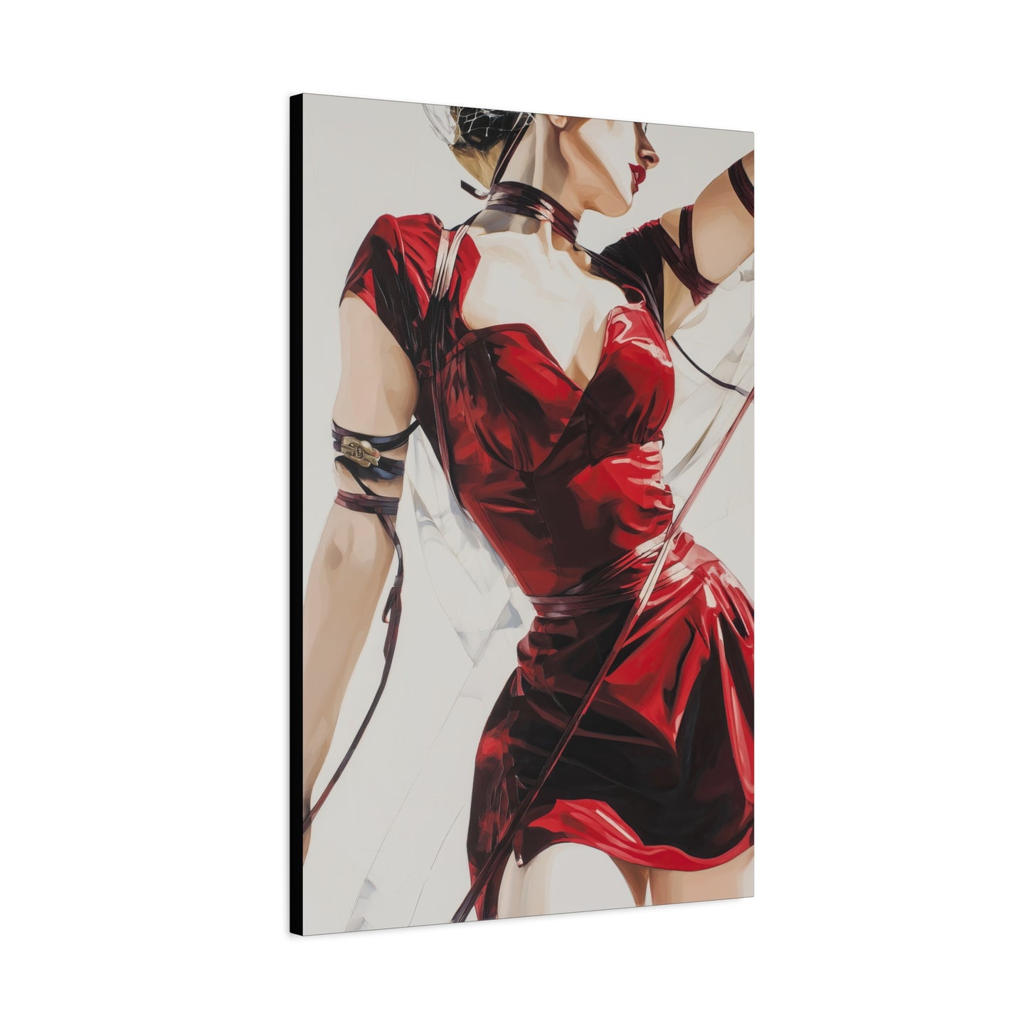 Gallery Wrapped Canvas, Ropes and Reverence Art Canvas, Erotic Shibari Art Canvas – Yumi