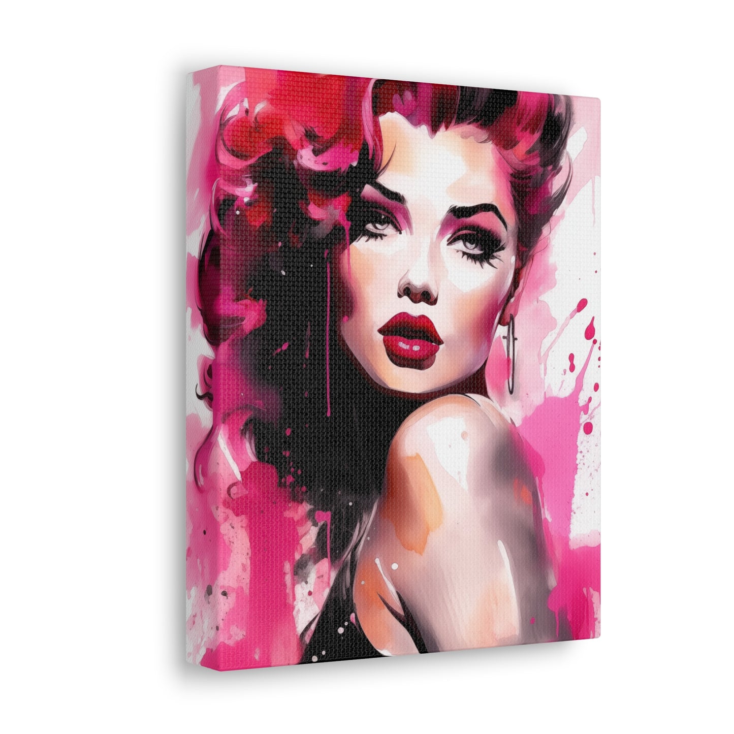 Canvas Wall Art, Gallery Wrapped Pop Art, Diva Wall Art – Thalia