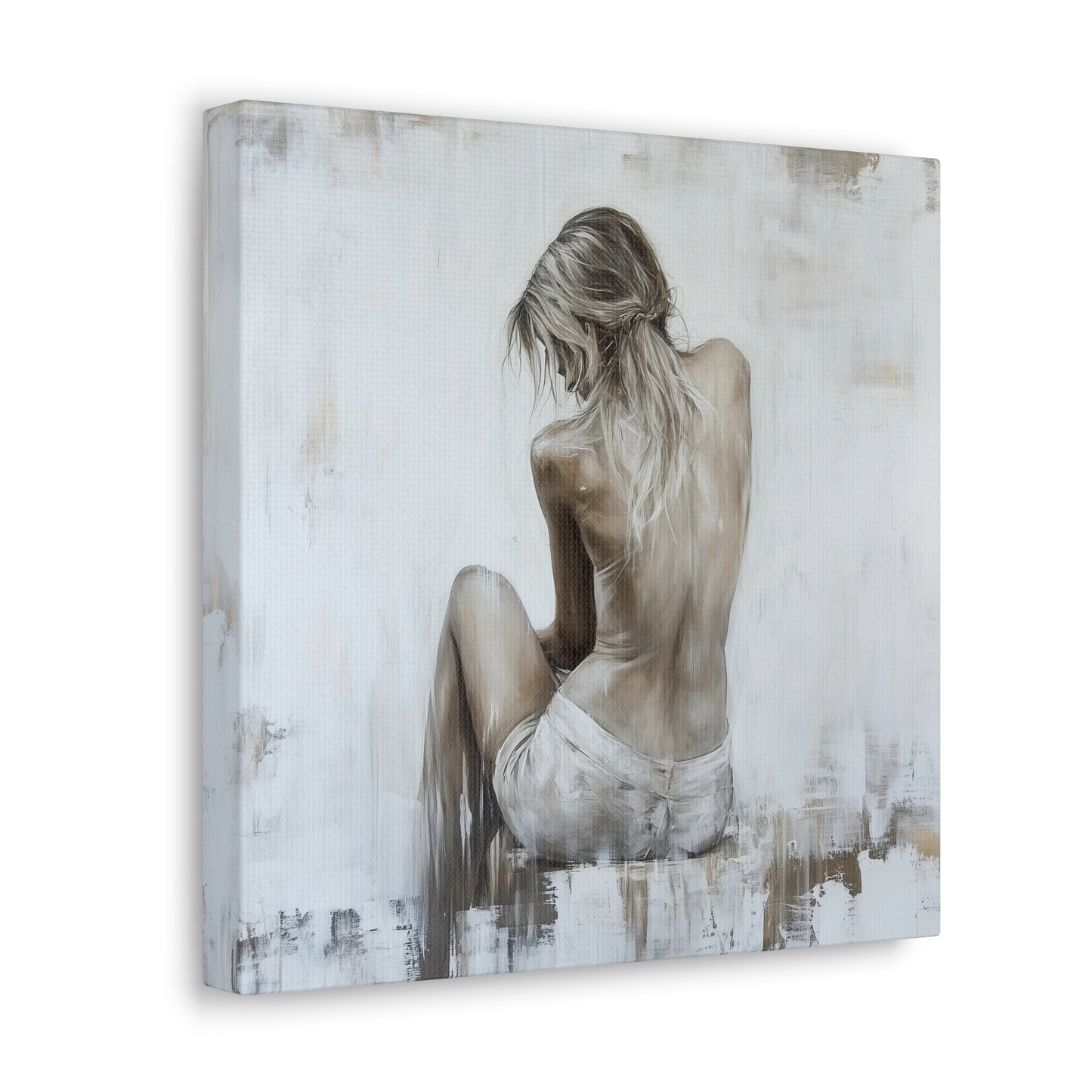 Gallery Wrapped Canvas, Sinners and Saints Art Canvas, Erotic Pinup Art Canvas – Katherine