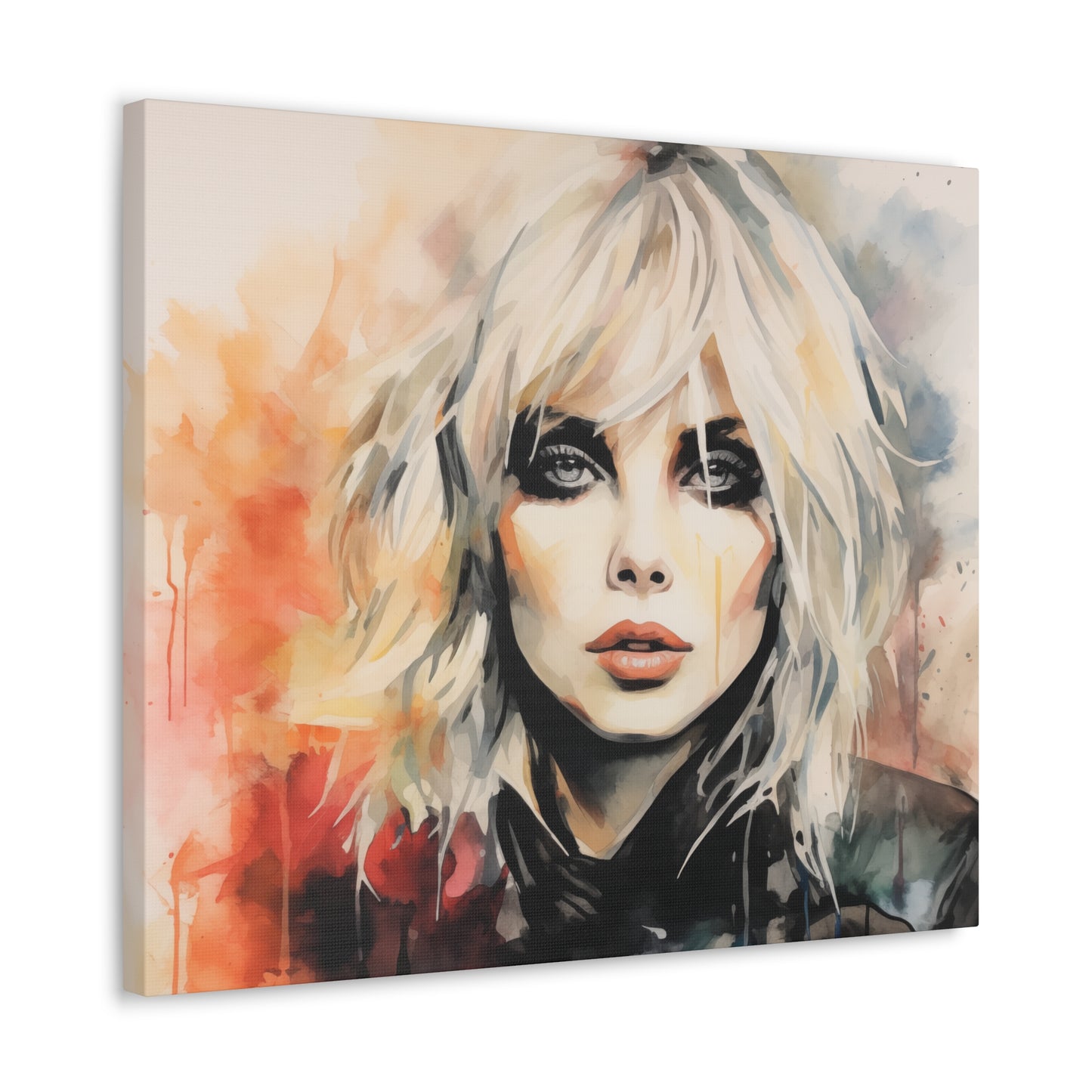 Gallery Wrapped Canvas, Celebrity Inspired, Pop Art Canvas – Debbie
