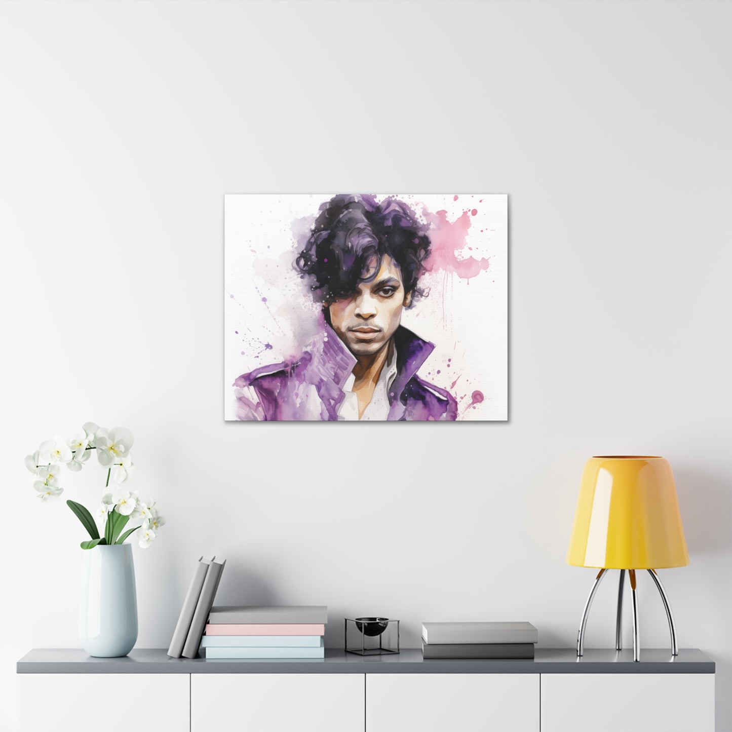 Gallery Wrapped Canvas, Celebrity Inspired, Pop Art Canvas – Prince Rogers