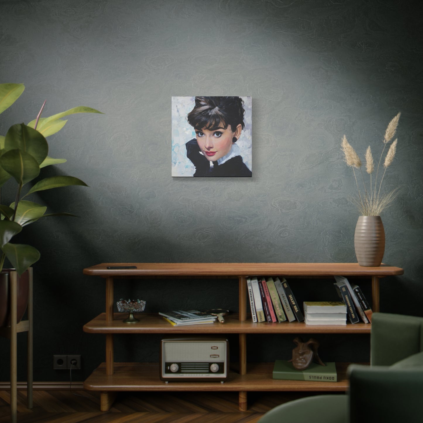 Gallery Wrapped Canvas, The Diva Project Art Canvas, Pinup Art Canvas – Audrey Hepburn - SEVEN