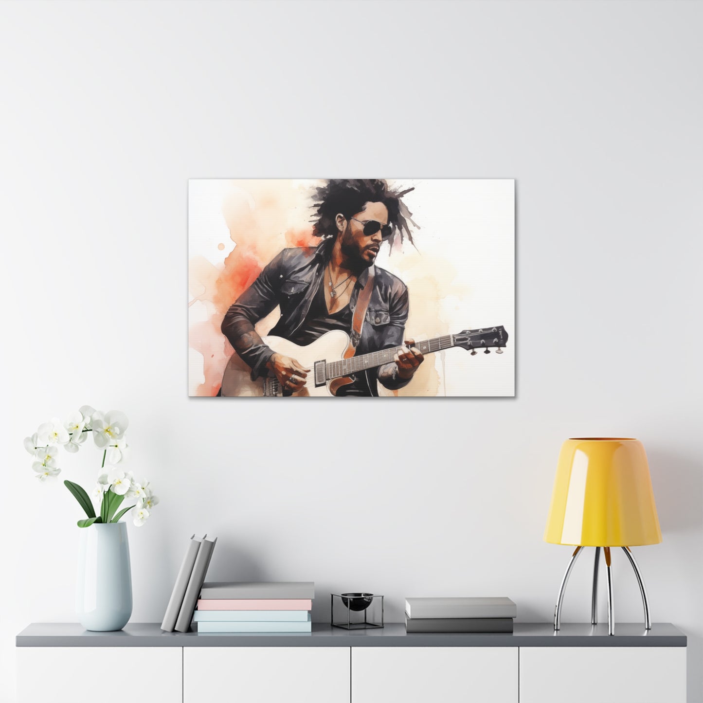 Gallery Wrapped Canvas, Celebrity Inspired, Pop Art Canvas – Lenny Also