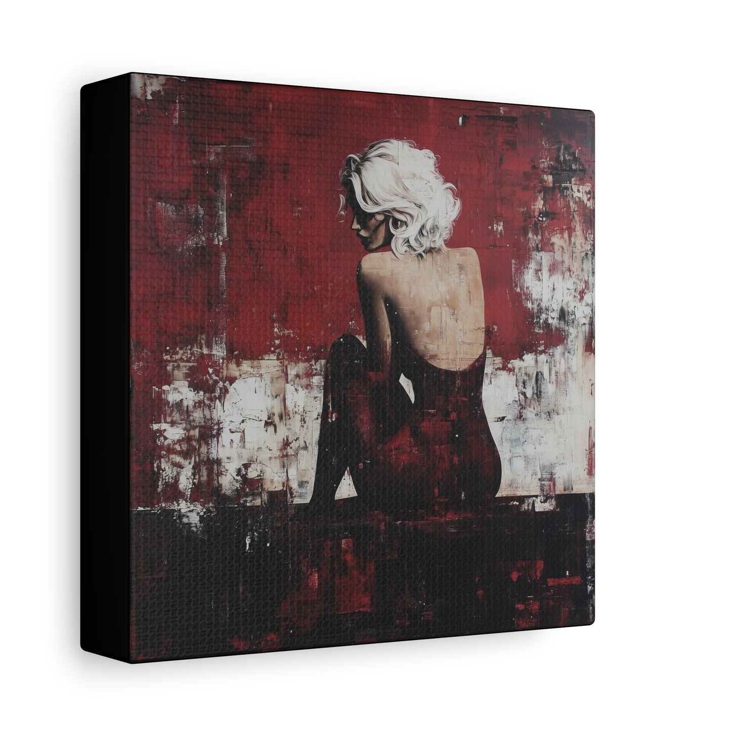 Gallery Wrapped Canvas, Guilt and Grit Adult Art Canvas, Erotic Pinup Art Canvas – Vivica