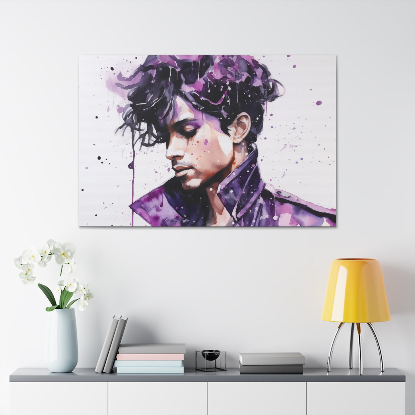 Gallery Wrapped Canvas, Celebrity Inspired, Pop Art Canvas – Prince Rogers Also