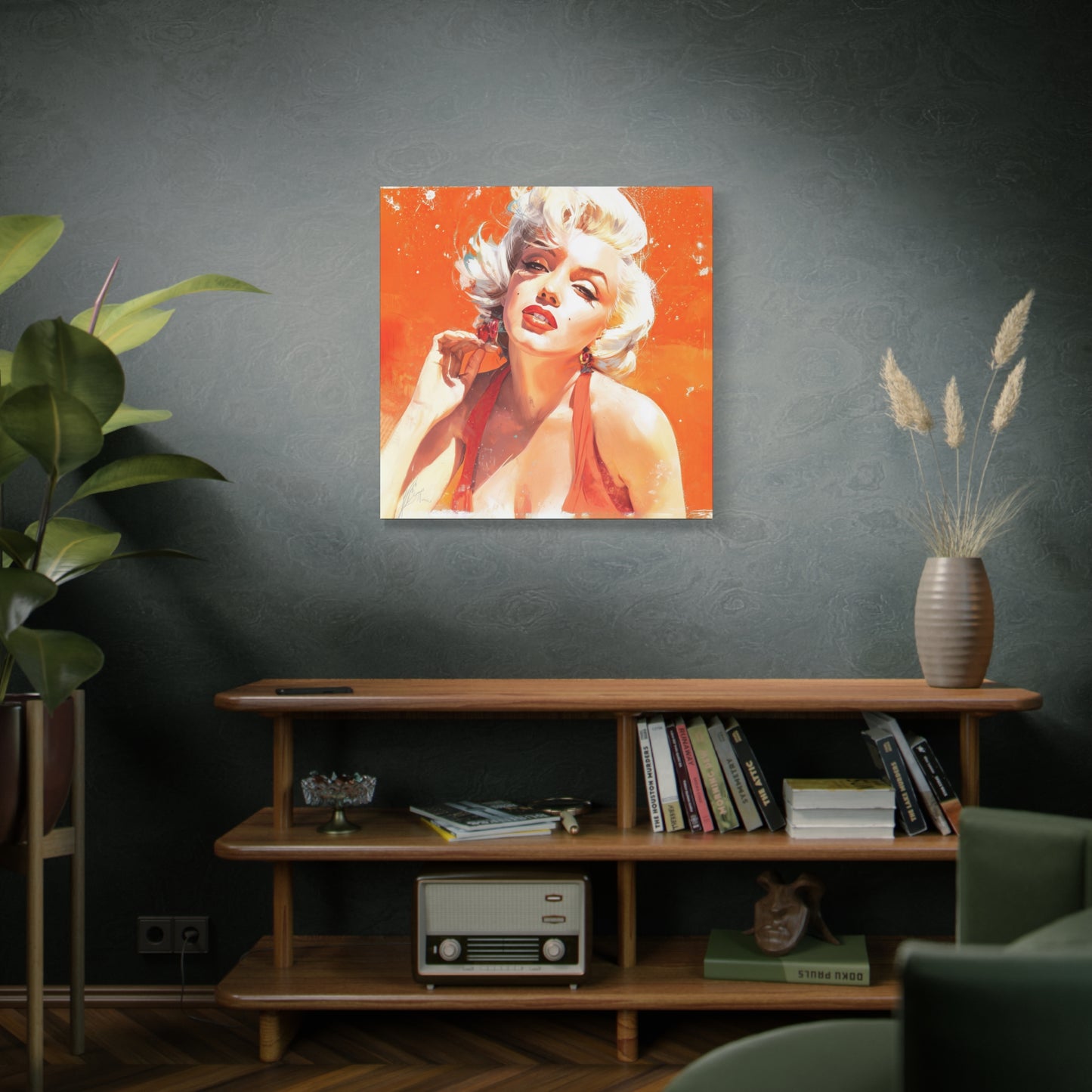 Gallery Wrapped Canvas, The Diva Project Art Canvas, Pinup Art Canvas – Marilyn Monroe - THREE