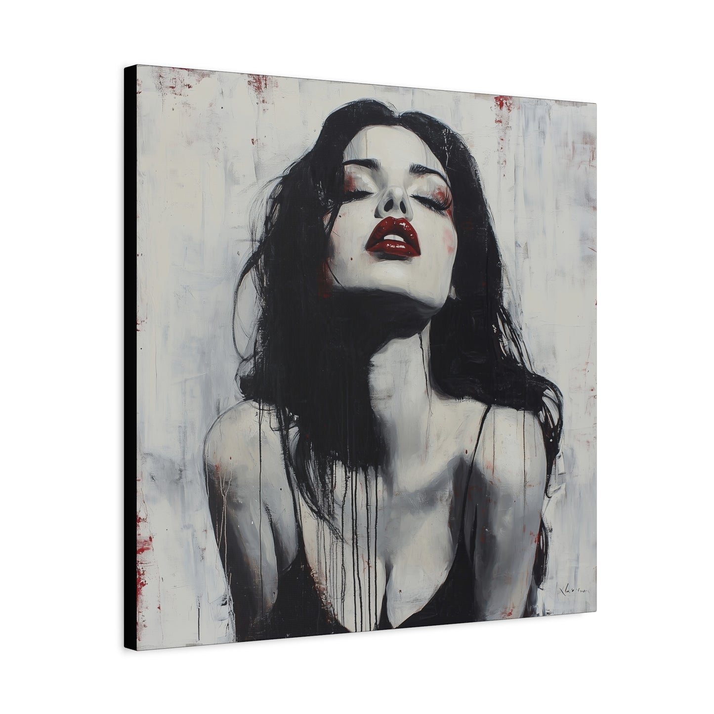 Gallery Wrapped Canvas, Sinners and Saints Art Canvas, Erotic Pinup Art Canvas – Vera