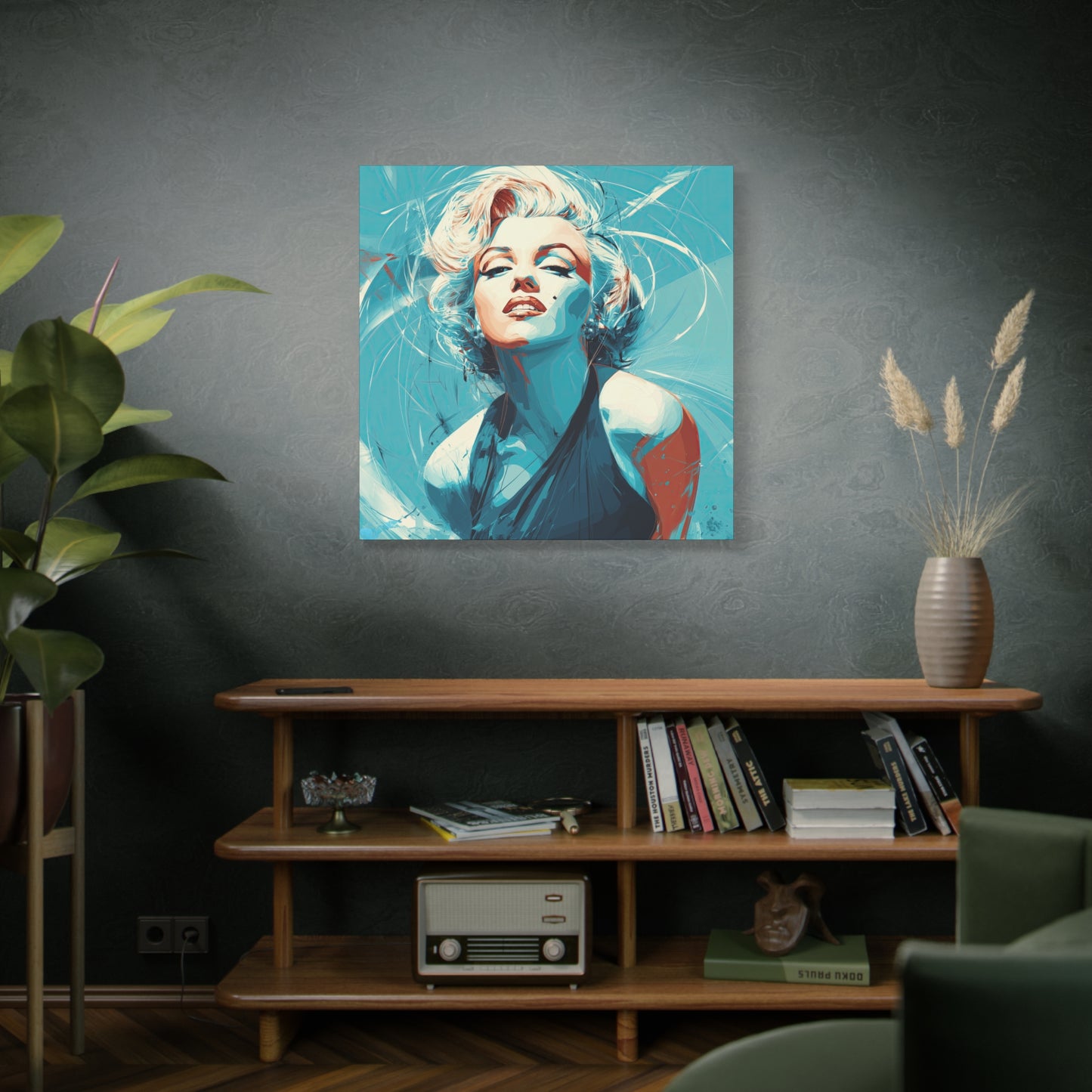 Gallery Wrapped Canvas, The Diva Project Art Canvas, Pinup Art Canvas – Marilyn Monroe - SEVEN