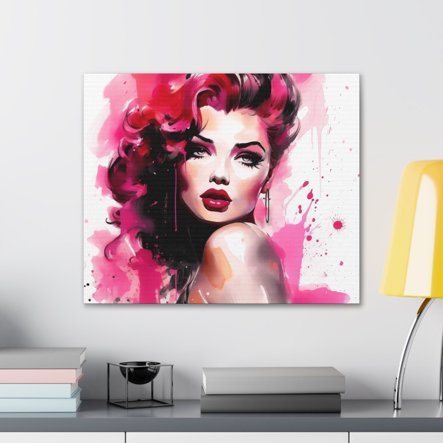Canvas Wall Art, Gallery Wrapped Pop Art, Diva Wall Art – Thalia