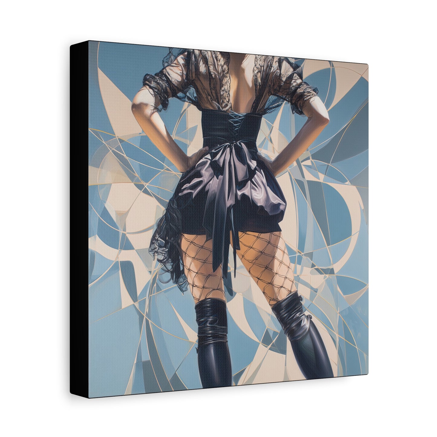Gallery Wrapped Canvas, Tongue and Cheek Art Canvas, Naughty Girl Art Canvas – Dani