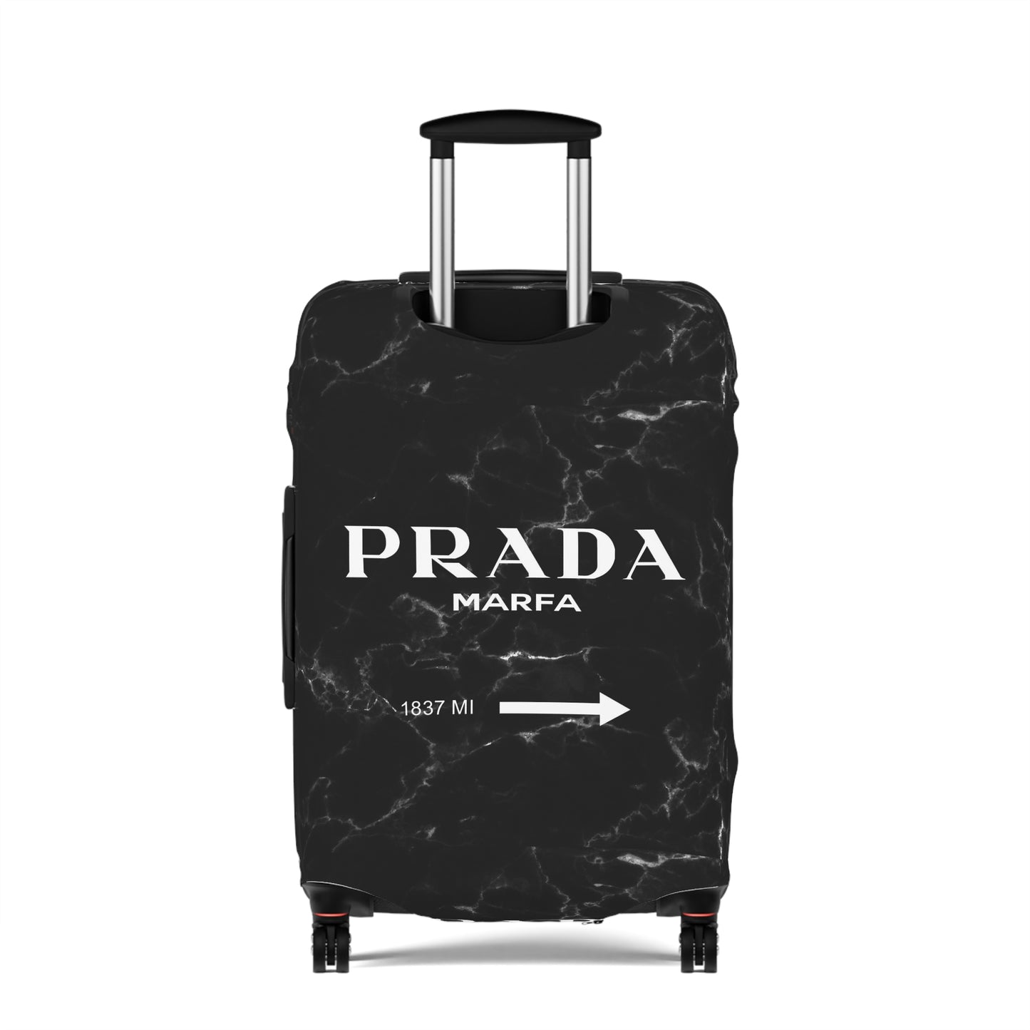 Designer Inspired Luggage Cover - 1837 Miles to Marfa