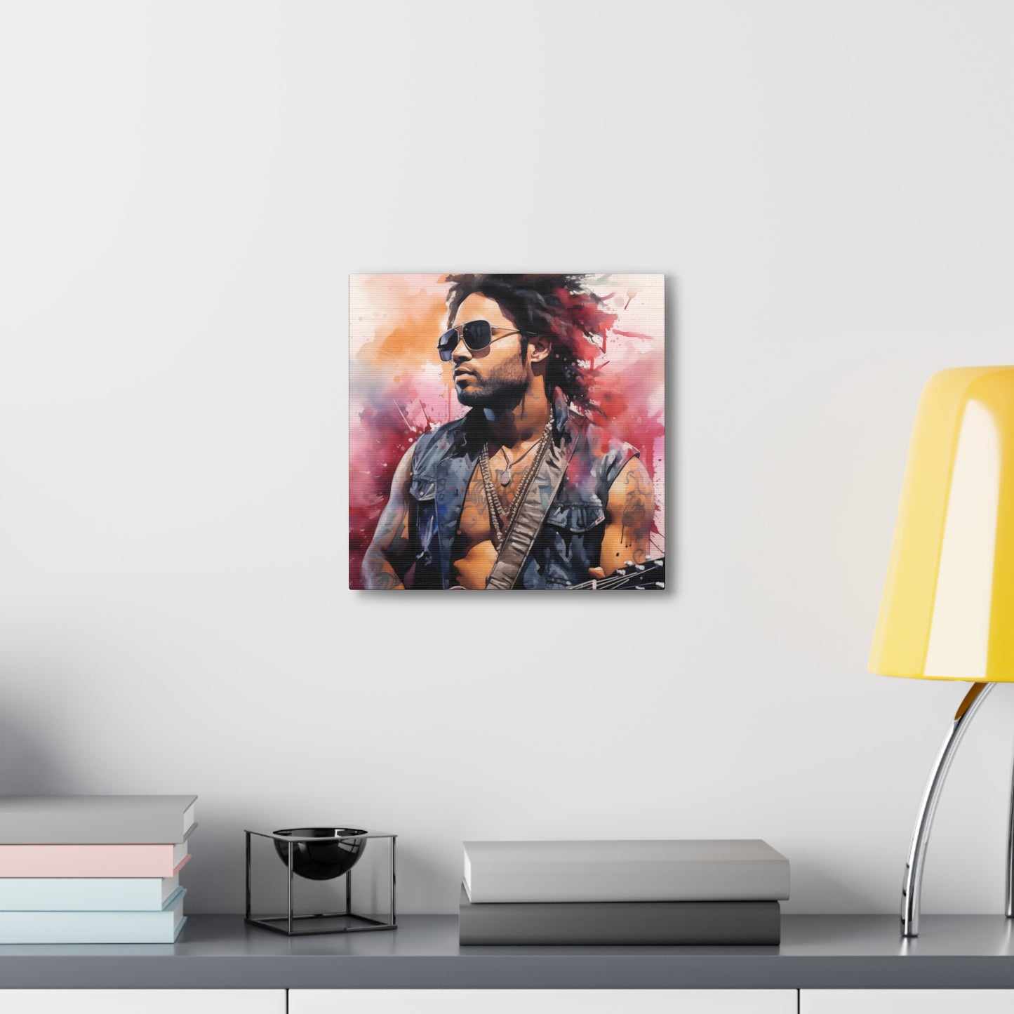 Gallery Wrapped Canvas, Celebrity Inspired, Pop Art Canvas – Lenny