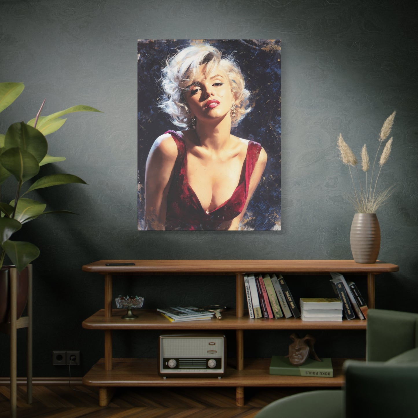 Gallery Wrapped Canvas, The Diva Project Art Canvas, Pinup Art Canvas – Marilyn Monroe - SEVEN