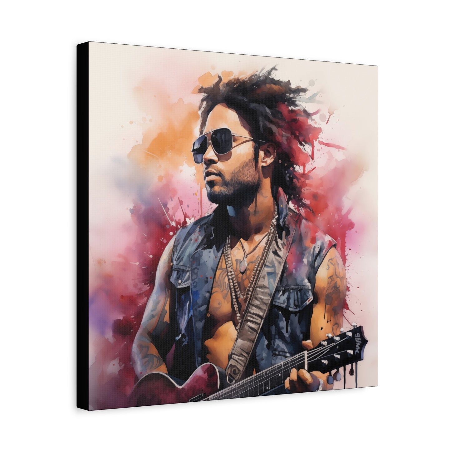 Gallery Wrapped Canvas, Celebrity Inspired, Pop Art Canvas – Lenny