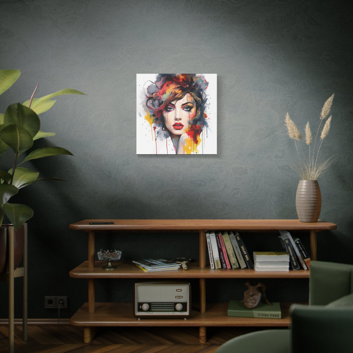 Canvas Wall Art, Gallery Wrapped Pop Art, Femme Doll Wall Art – Alessia