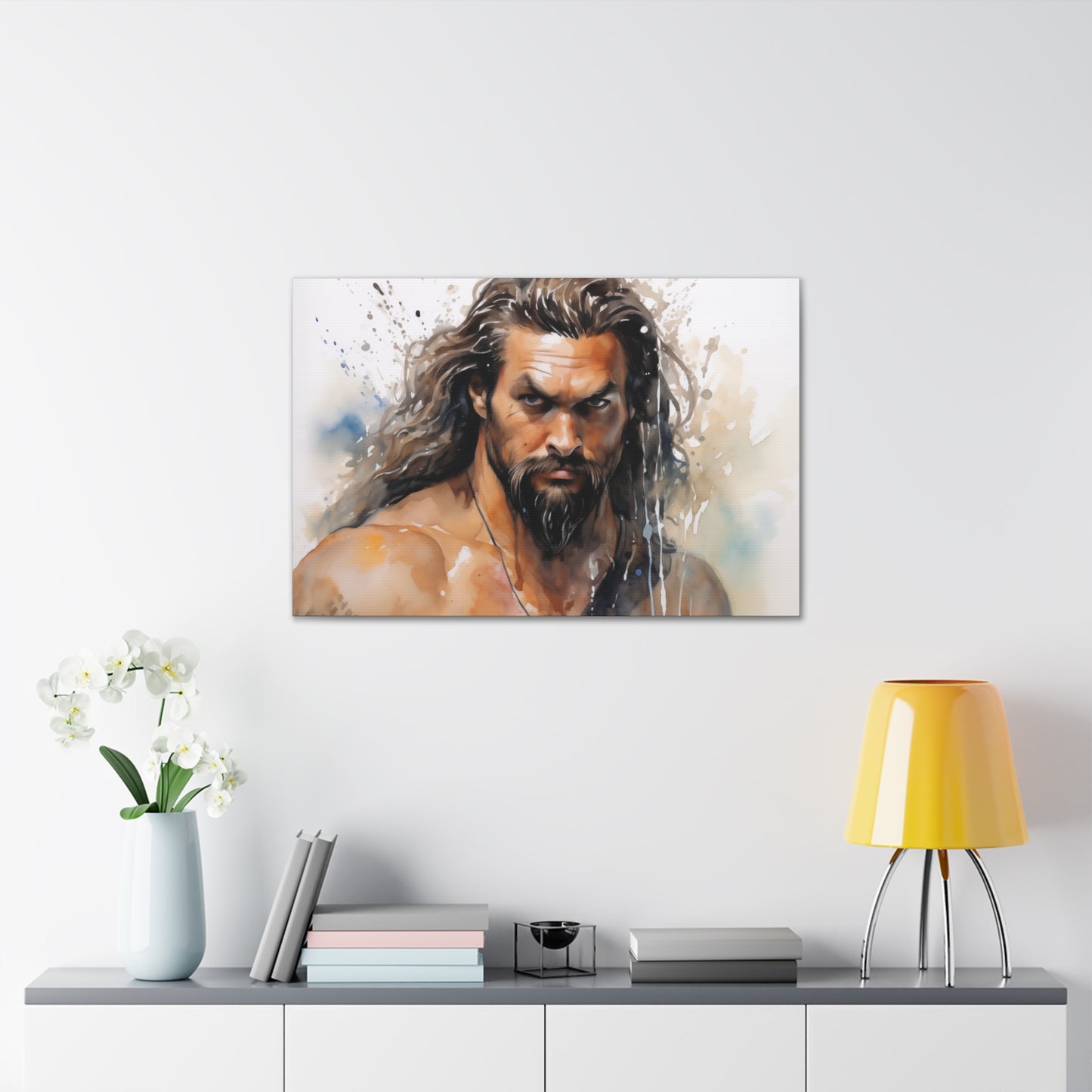 Gallery Wrapped Canvas, Celebrity Inspired, Pop Art Canvas – Jason
