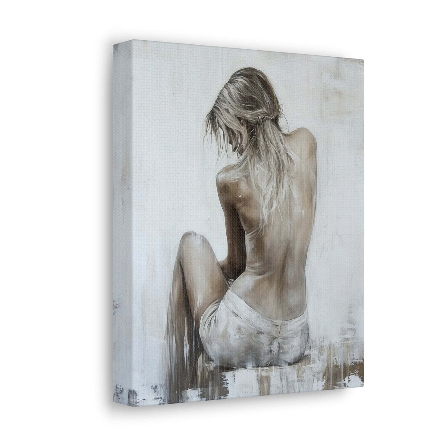 Gallery Wrapped Canvas, Sinners and Saints Art Canvas, Erotic Pinup Art Canvas – Katherine