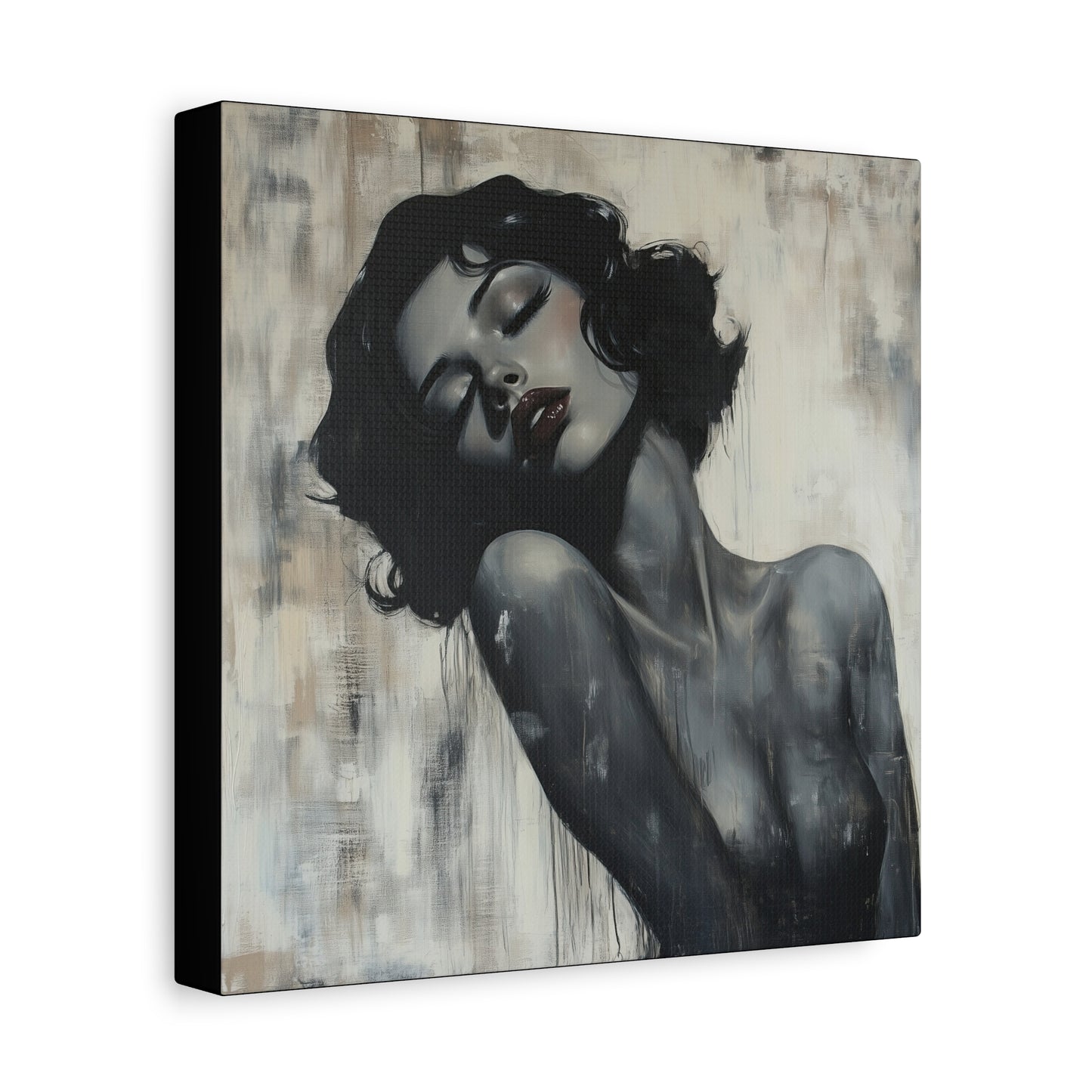 Gallery Wrapped Canvas, Sinners and Saints Art Canvas, Erotic Pinup Art Canvas – Lonna